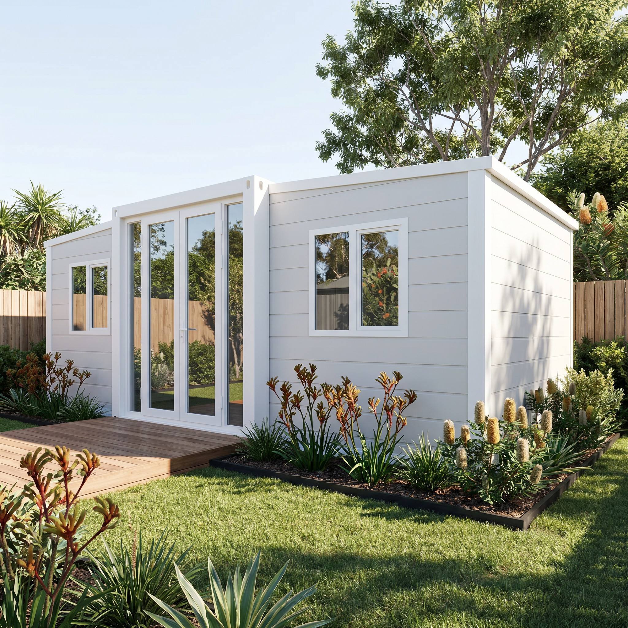 10FT Expandable Container Home Office – The Ultimate Backyard ADU Solution
