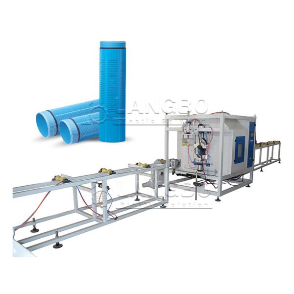PVC PE PP Pipe Grooving Machine PVC Pipe Threading Machine Automatic PVC Slotting Machine