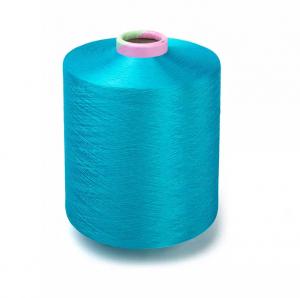 China Colorful High Tenacity Polyester Socks Yarn Hydrate Moisture Absorbent Spun on sale