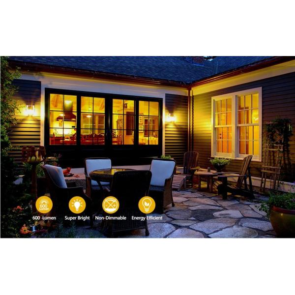 360 Degrees Beam Angle Dimmable Amber LED Bulb E26 Base 9W 800lm Light Bulb