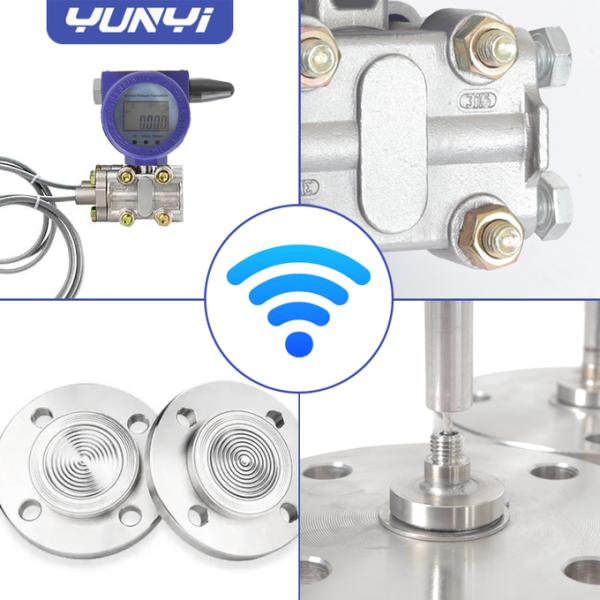 ATEX Certified Wireless Dual Flange Level Transmitter for High Pressure Vessel Application