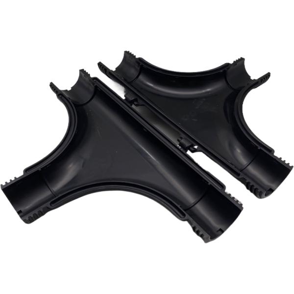 T Shape Plastic Micro Duct Cable Closure Air Blown Fibre System Usual Installation Heavy Duty T Closure