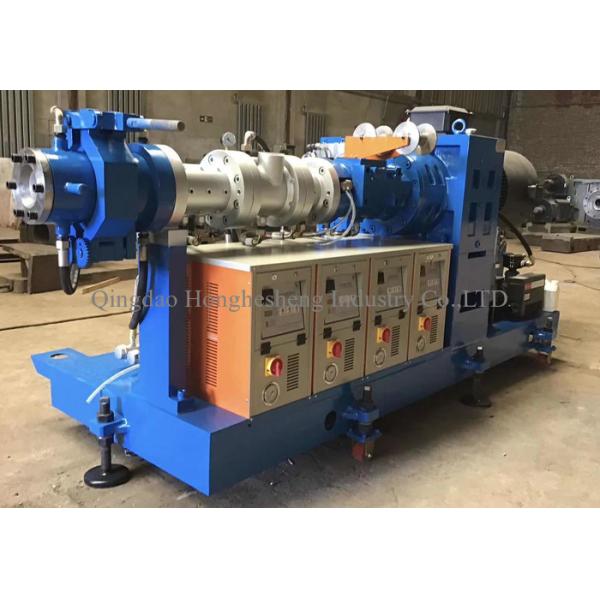 20L/D 75mm Cold Feed Rubber Extruder Machine EPDM Silicone Rubber Extruders