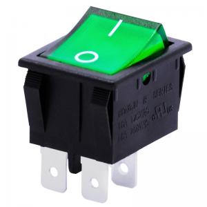 Quality Custom 16a 250v Rocker Switches 2 Position With Solder Terminal 4 Pin for sale