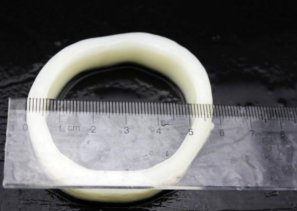 Forzen Squid Rings White Color Eu Standard Diameter 3-7cm Chemical Off