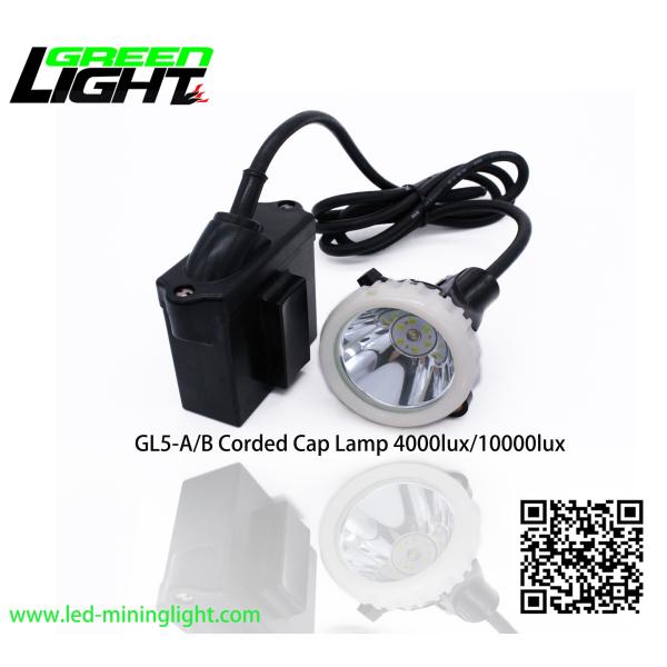 Wire LED Mining Light IP67 High Water Prevention 6.6Ah Lithium Battery Pack