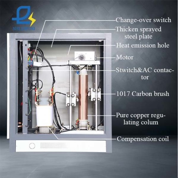50KVA Servo Voltage Regulators / Stabilizers 3 Phase Compensation AVR