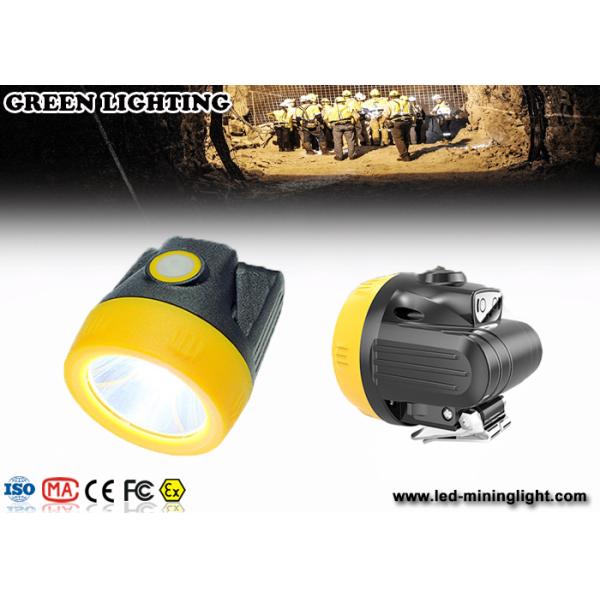 IP68 Germany Bayer Cordless Miners Cap Lamp , Led Mining Lamp PC Matte Surface