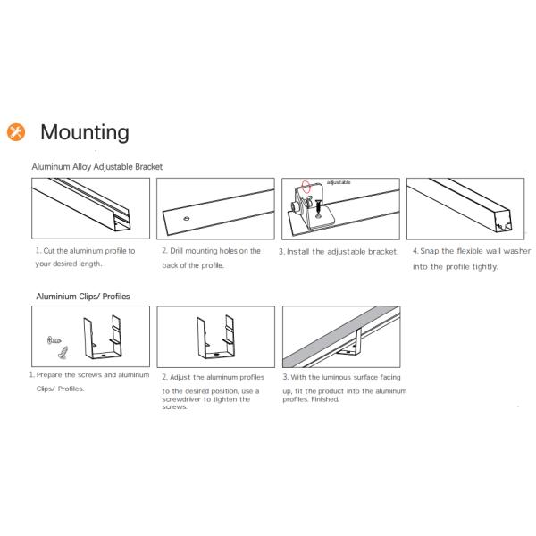 Customizable Lighting Effects LED Lens Strips with Adjustable Beam Angles Color Temperatures for Easy Installation 3530