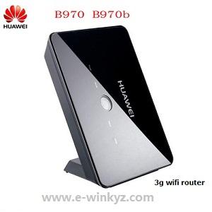 China Huawei B970b HSUPA HSDPA WCDMA 3g wifi router with sim card slot on sale