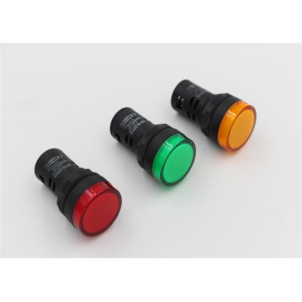 Multi Color LED Indicator Lamp Shock Resistance Flame Retardant Plastic Body
