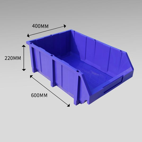 Wholesale Warehouse Tool Storage Box Stacking Bins Industrial Workbench Plastic Stackable Storage Shelf Bin