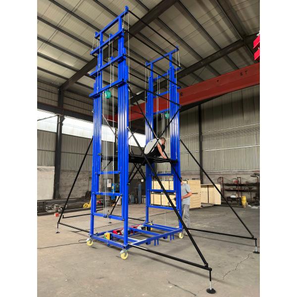 6m Electric Lifting Platform Steel Pipe Bracket Scaffolding System Construction Scaffolding