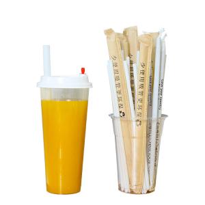 Quality Biodegradable Disposable PLA Straw Plastic Drinking Straws For Hot Drinks for sale