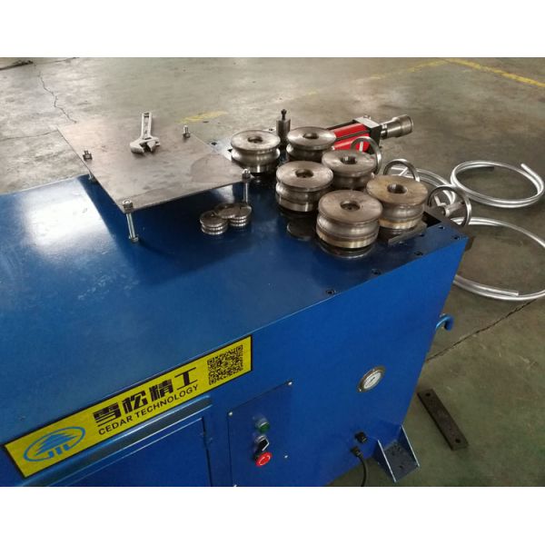 Round Wind Pipe 7 Rollers Angle Rolling Bender Profile Bending Making Machine