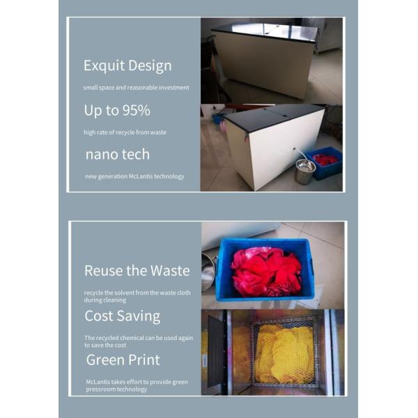 Printing Factory Offset Printing Cleaning Solvent Recycle Machine
