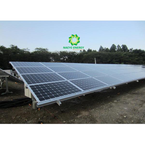 Economical Solar Ground Mount System Pile - Driven Solar Racking Rails