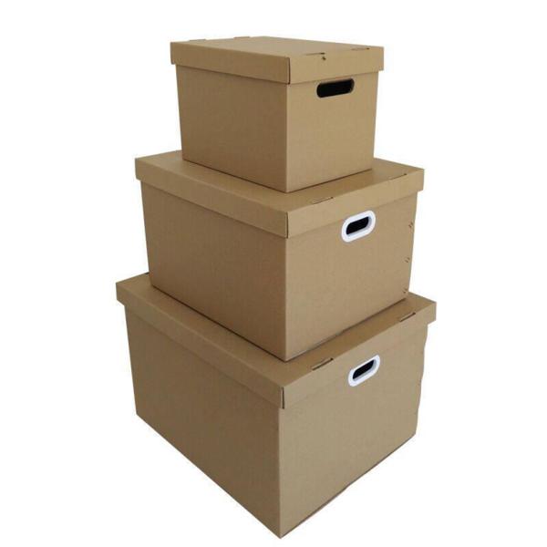 Factory Direct Eco Friendly Free Sample High Rigidity Customizable Size Cardboard Convenient Box for Moving