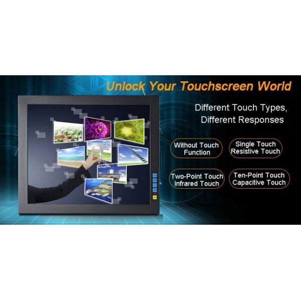 ZXTLCD Custom 21.5 Inch Fully Enclosed Dustproof Industrial Control Computer IP65 Waterproof Multitouch Steam-Proof Embedded Panel Mount