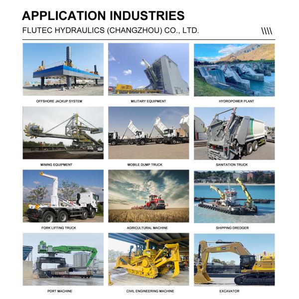 Custom Hydraulic Cylinder For Mining Machine Drilling Rigs Redundant Systems