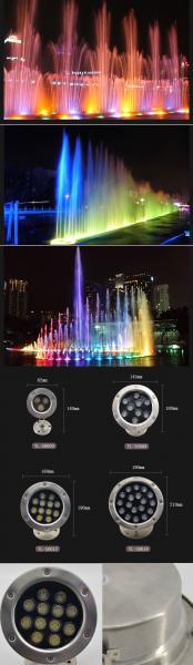 High quality under water light IP68 12 volt pool led lights underwater led swimming pool light