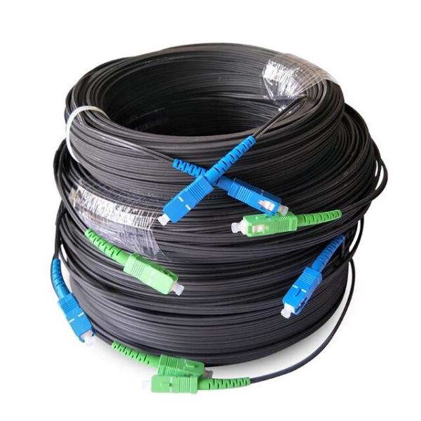 G657A1 FRP Drop Cable Patch Cord LSZH 1C SC/UPC-SC/UPC