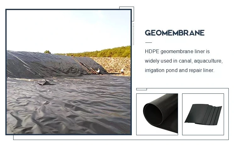 Black High Density Polyethlene Liner Geomembrane