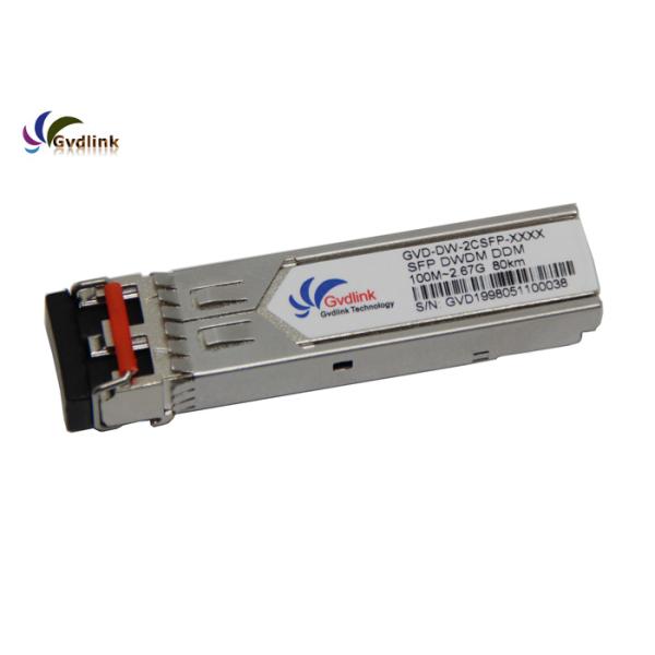 DWDM-2CSFP-Xxxx Compatible 80km SFP+ Fiber Transceiver