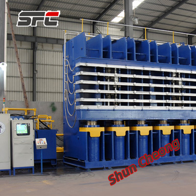 Automatic Tire Tread Vulcanizing Machine with 800 Ton Total Pressure and 5500×360×70 Plate Size