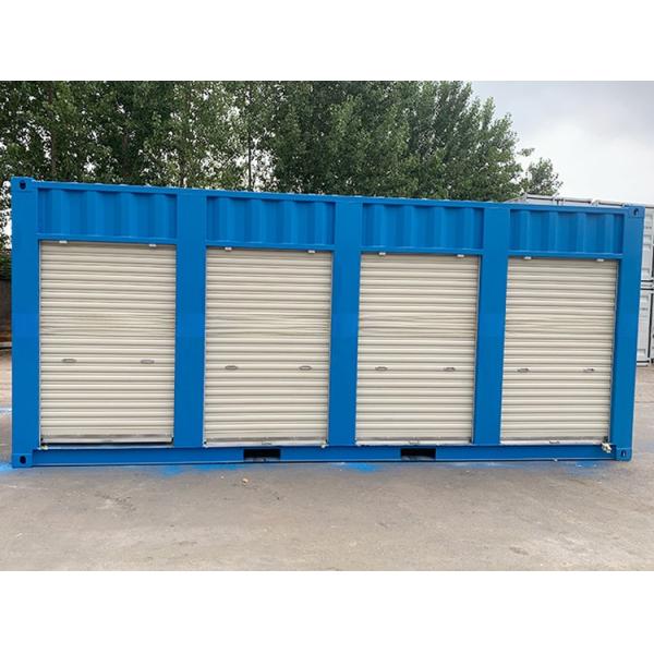 Pop Up Roller Shutter Side Door 20ft 40ft Self Storage Shipping Container in Shandong Hebei with Floor Plywood or Steel