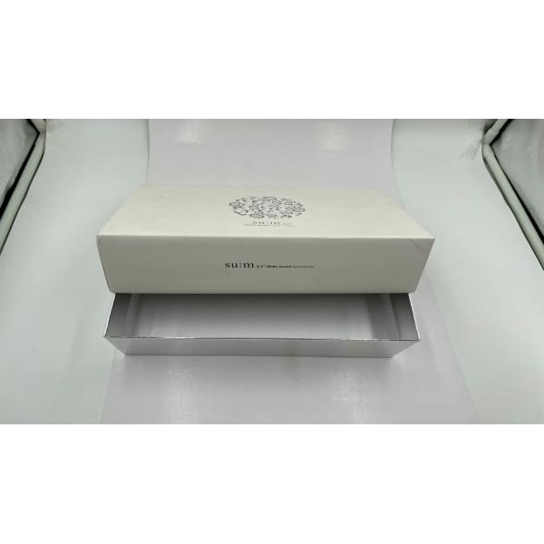 Printed Paper Packaging Box Cream Cosmetics Packaging Boxes Cardboard Silver Foil Stamping Skincare Packaging Box