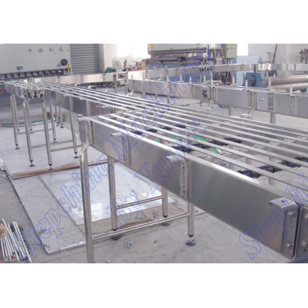 Customized Bottle Conveyor Systems For Empty Bottle Feeding Into Filling Machine