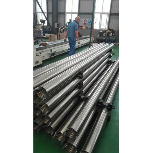 SS Wedge Wire Screen Welding Machine For Filter Cylinders Liquid Separation