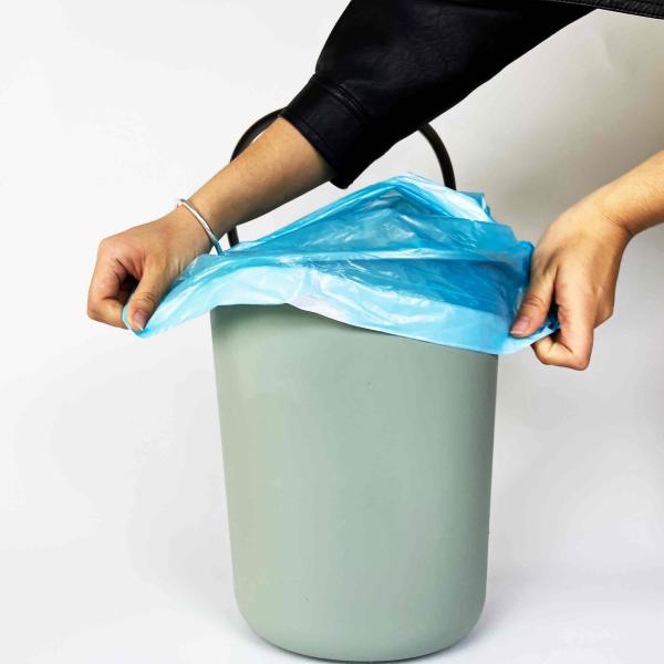 Offset Printing Custom Order 2023 Degradable Drawstring Garbage Bag Plastic Trash Bag