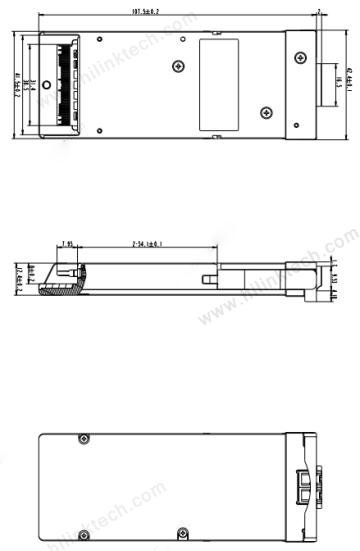 100G/200G/400G CFP2 Coherent Module DCO OSNR24 Pluggable Optical Transceiver For DWDM System