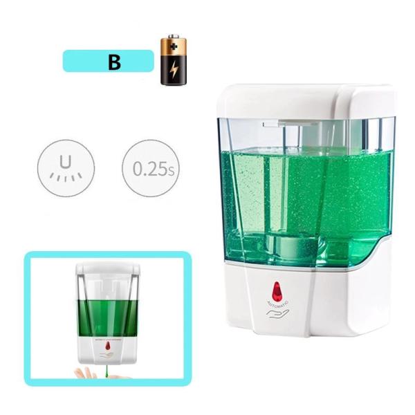 Fast Delivery Automatic Kitchen Alcohol Hand Spray Dispenser Touchless Sensor Wall Mounted Liquid Soap Dispenser