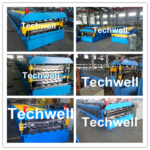 Steel Double Layer Roof Roll Forming Machine / Roofing Sheet Roll Forming Machine