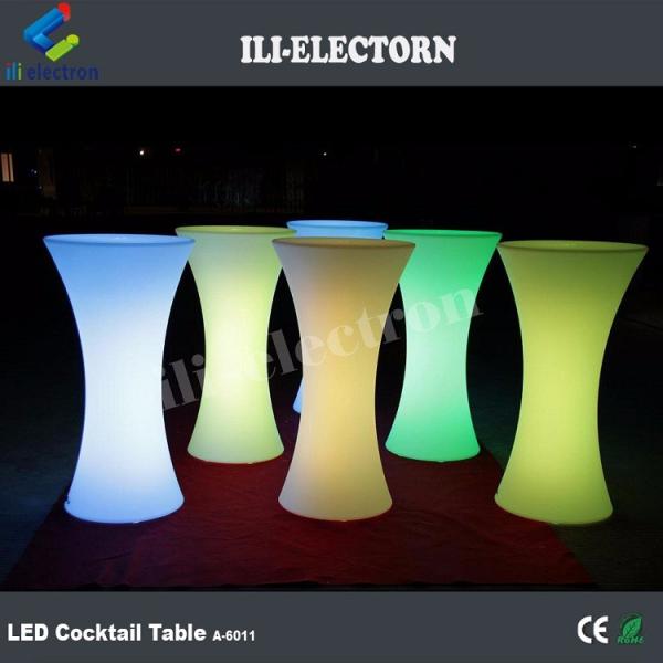 RGB Outdoor Plastic Illuminated Led Interactive Table Touch control