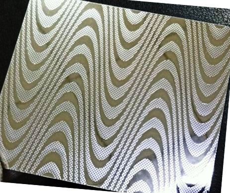 Personalized Pattern Card Laminated Steel Plates For Finish Card Lamination