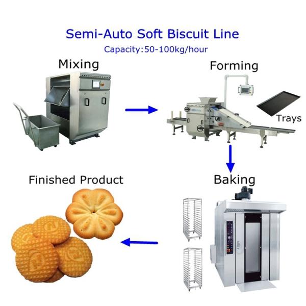 Automatic Small Biscuit Making Machine Tray Type For Bakery