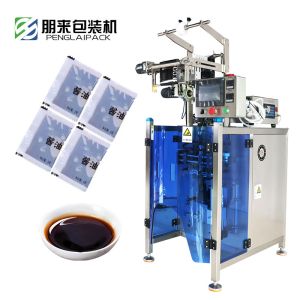 China High Speed Automatic Liquid Food Packaging Machine For Protein Drinks Soy Sauce on sale