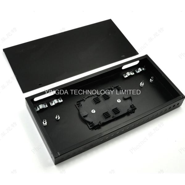 19” 24 Port Rack Patch Panel , 24 Cores SC Simplex Adapter Panel Rack Mounting Black