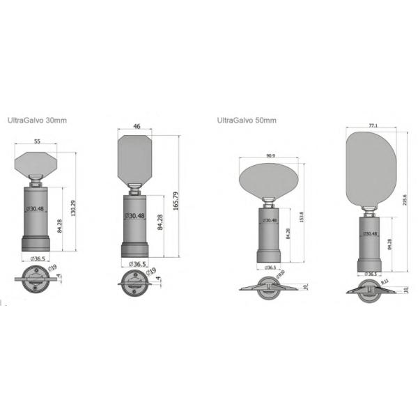 High Linearity Galvanometer Scanner High Repeatability Galvo Scanner Laser