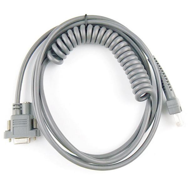 Motorola Symbol Barcode Scanner Rs232 Cable Custom Length 1 Ohms Contactor Resistance