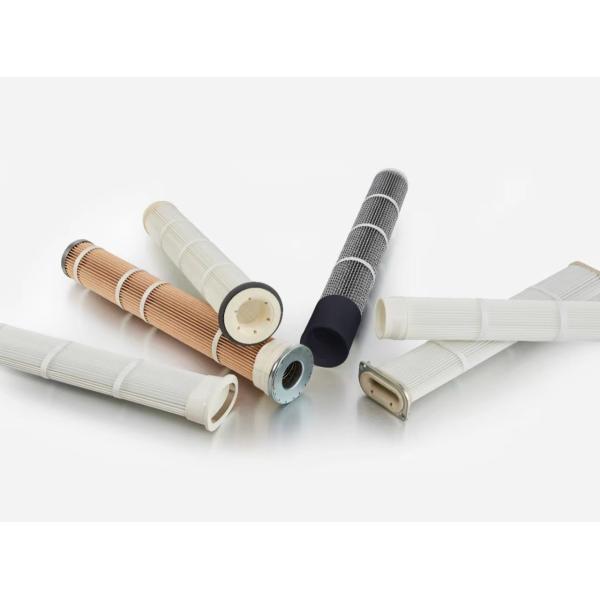 HTR Aramid High Temperature Filter Elements , Polyester Membrane Filter Cartridge