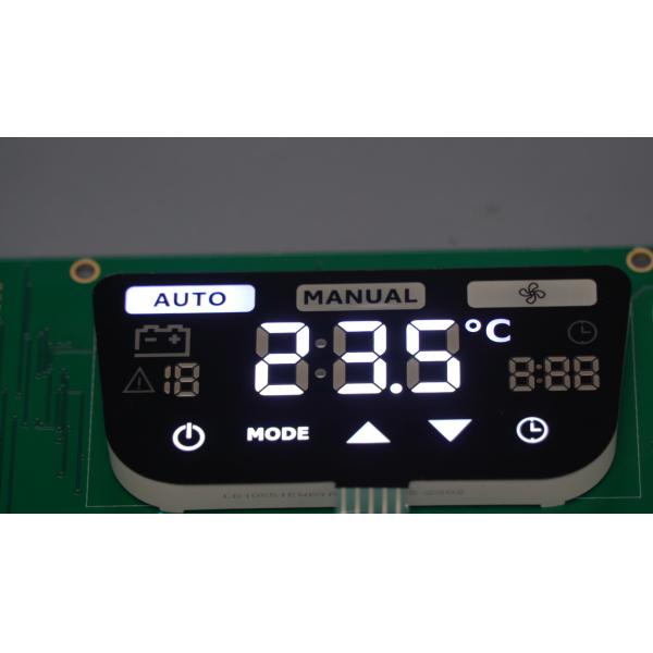 Capacitive Touch Customized 7 Segment LED Display For Temperature Control