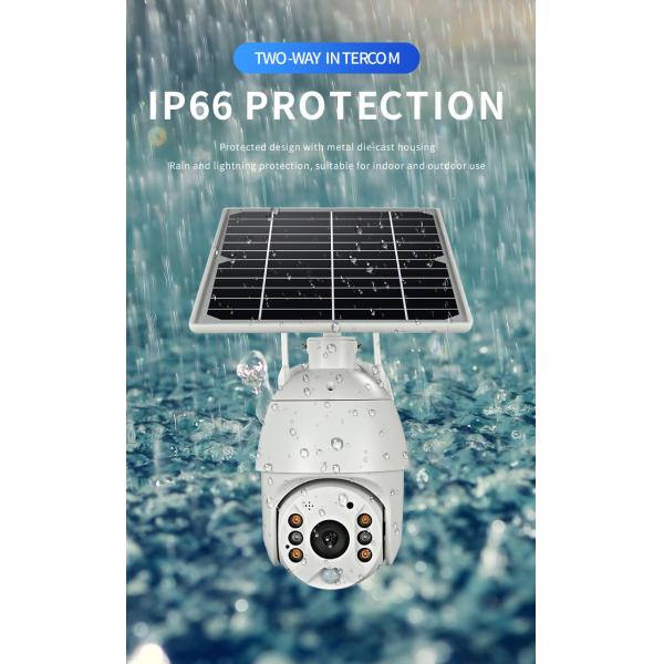 Glomarket Tuya Solar Panel PTZ Camera 1080P Cctv Smart Wifi Camera Security Waterproof Battery Wireless Camera