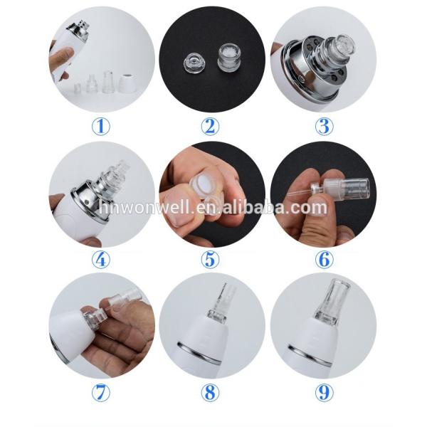 Diamond microdermabrasion machine for removal the aging keratin