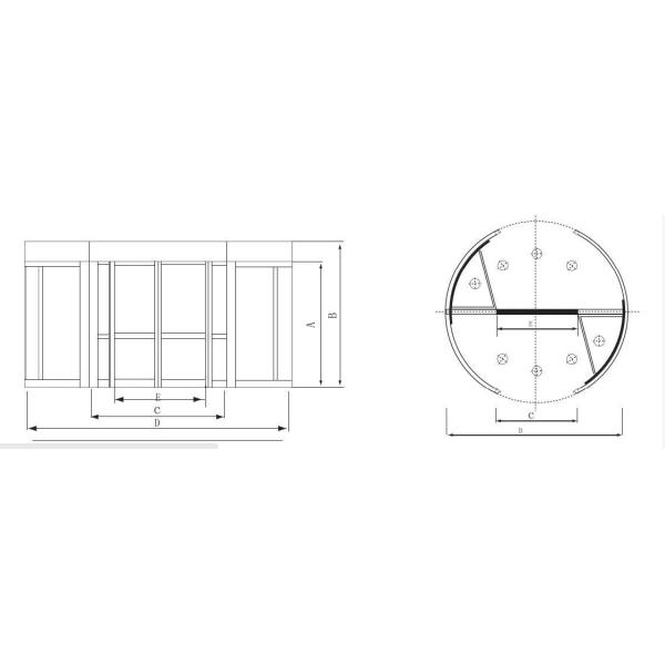 Customizable Automatic Revolving Door For Safe And Easy Access Control