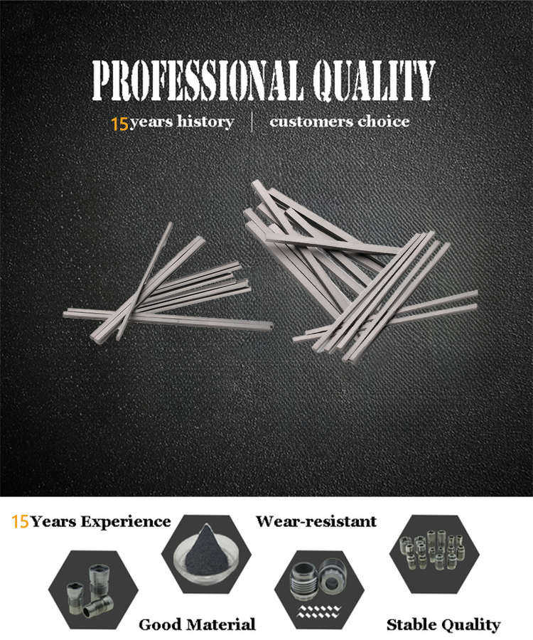 Customized Tungsten Carbide Bars and Strips for Mining Industry Drilling Tools and Rock Drilling Applications